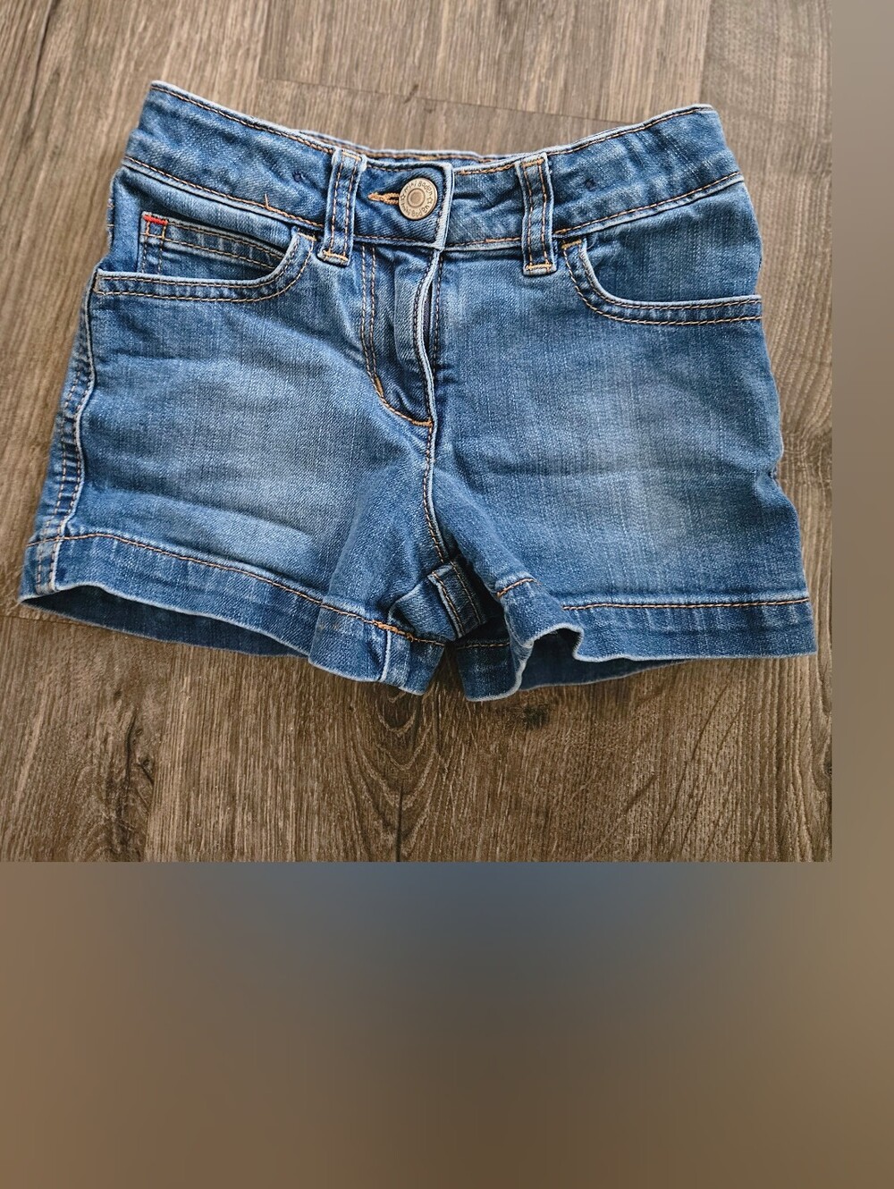 Mini Boden Blue Denim Girls Shorts